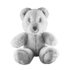 Bunny Boutique online plüss webshop termékfotó Smokey szürke maci