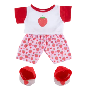 Bunny Boutique online plüss webshop termékfotó Epres pizsama